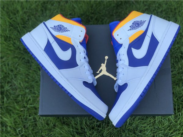 Air Jordan 1 Royal Blue Laser Orange white