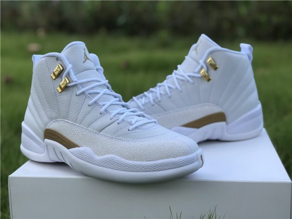 Air Jordan 12 Retro OVO White Gold Sneaker