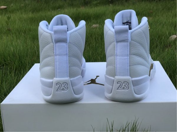 Air Jordan 12 Retro OVO White heel