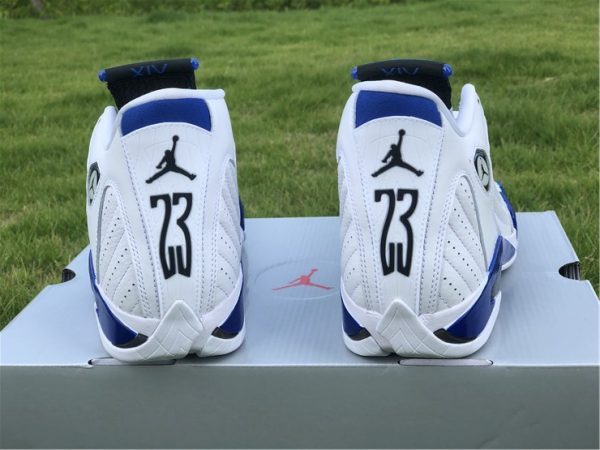 Air Jordan 14 Hyper Royal jumpman 23 Heel