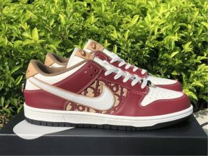 Dior Nike SB Dunk Low Vibrant Red