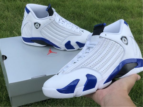 Hyper Royal Air Jordan 14 White