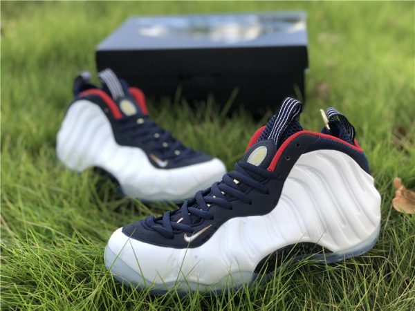Nike Air Foamposite One Olympic white navy