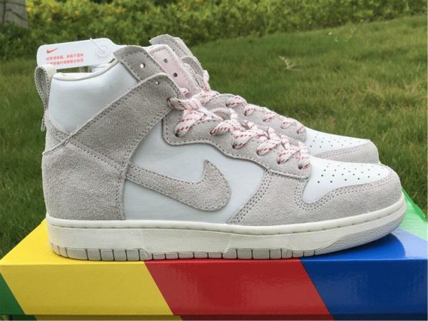 Nike Dunks SB High White Summit Wolf Grey