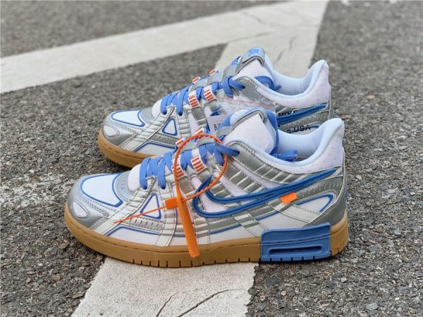 Off White X Air Rubber Dunk 'University Blue panel