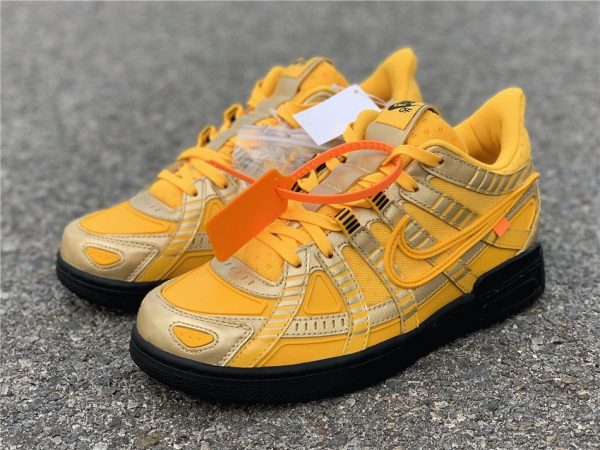 Rubber Dunk x Off-White University Gold sneaker