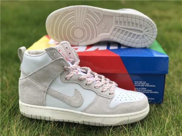 buy Nike Dunks SB High White Wolf Grey