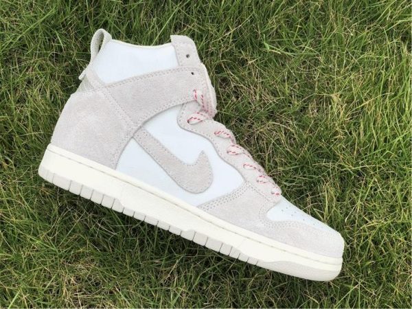 shop Nike Dunks SB High White Wolf Grey