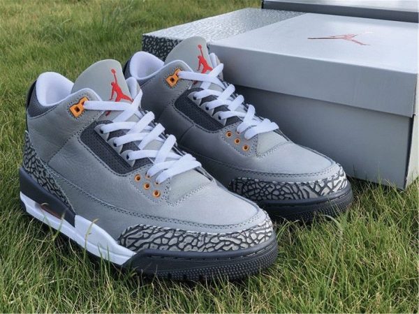 2021 Air Jordan 3 Cool Grey shoes