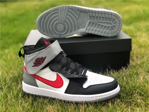 Air Jordan 1 Hi FlyEase Particle Grey black