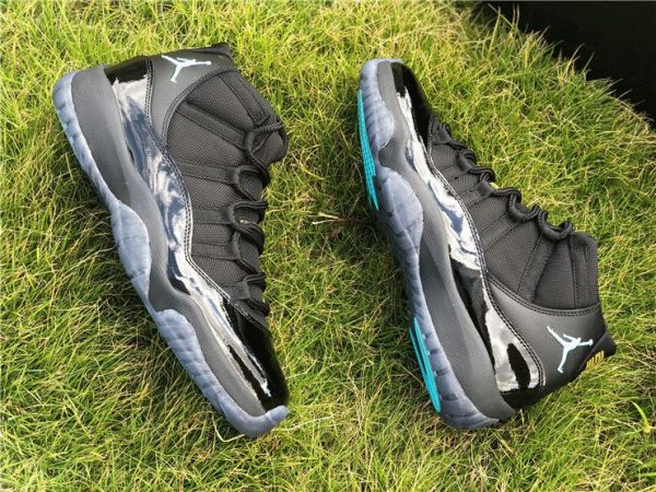 Air Jordan 11 Retro Gamma Blue 378037-006 2013 overlay