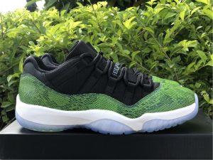 Air Jordan 11 Retro Low Green Snake