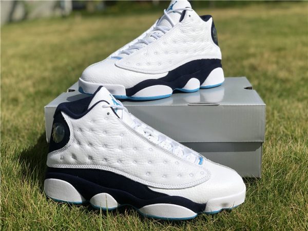 Air Jordan 13 Dark Powder Blue white midsole