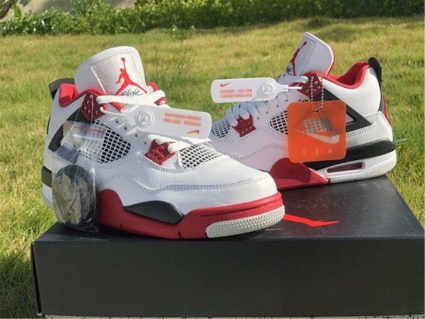 Air Jordan 4 OG Fire Red 2020 white