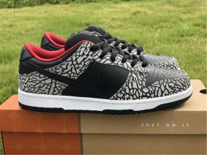 Black Cement Supreme x Dunk Low Pro SB