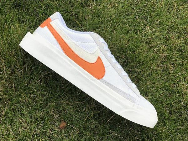 Blazer Low Sacai White Grey Orange