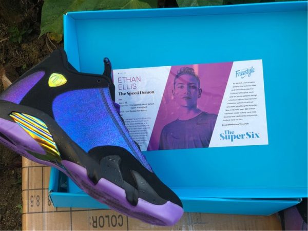 Jordan 14 Retro Doernbecher 2019 blue box