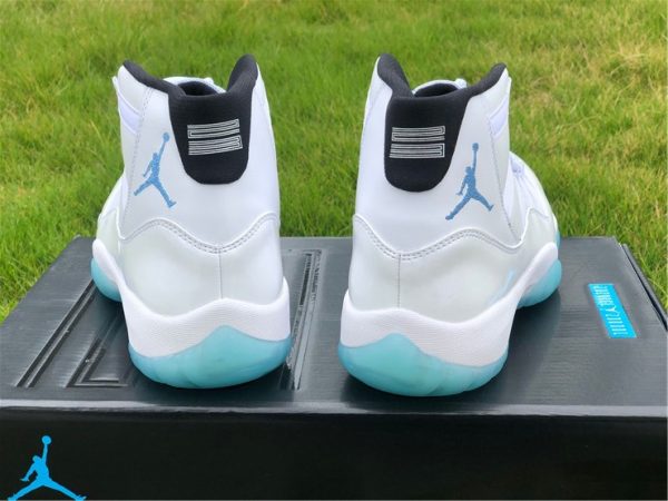 Legend Blue Air Jordan 11 Heel