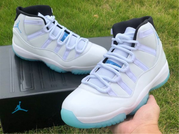 Legend Blue Air Jordan 11 white