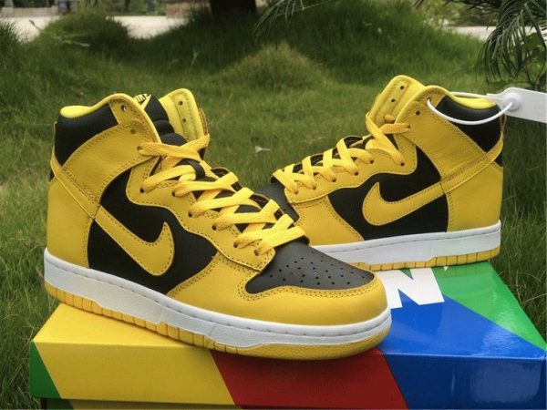 Nike Dunk High Black Varsity Maize