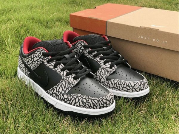 Nike Dunk SB Low Supreme Black Cement