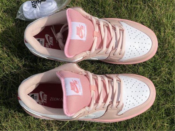 Nike SB Dunk Low Elite Pink White Pigeon tongue