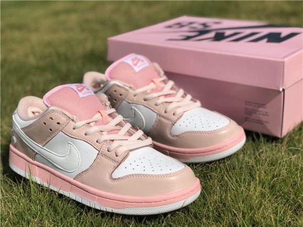 Pink White Pigeon SB Dunk Low Elite