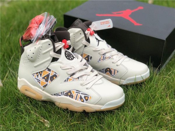 Quai 54 Air Jordan 6 Sail Brown to buy