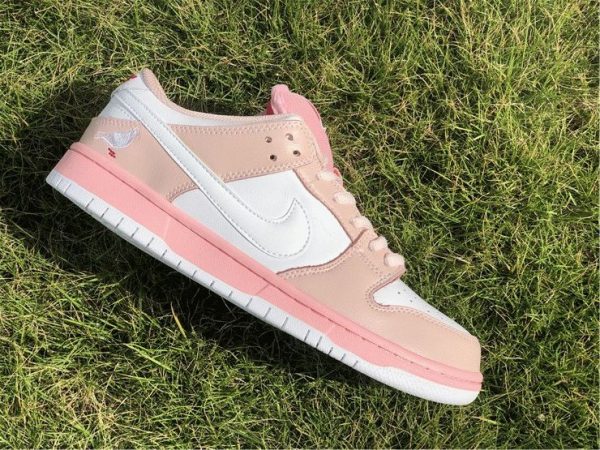 SB Dunk Low Elite Pink White Pigeon panesl