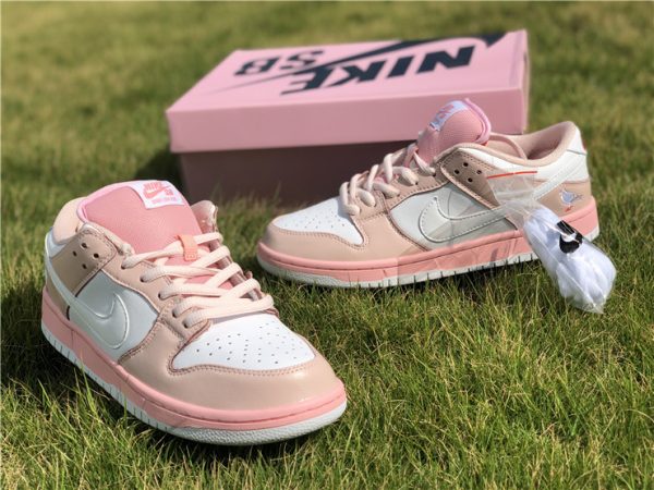 SB Dunk Low Elite Pink White Pigeon shoes