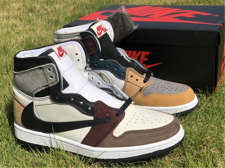 Where To Buy New Jordan 1 Retro High Travis Scott Brown Khaki Black