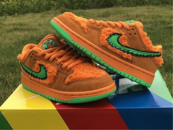 buy Kids SB Dunk Low Grateful Dead Bears Orange