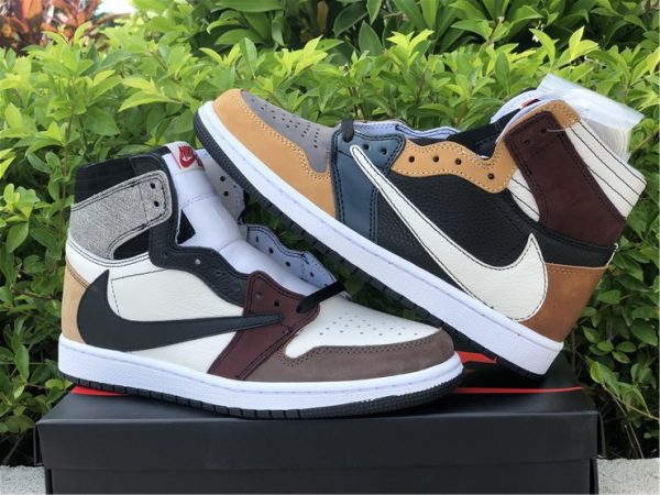 shop Travis Scott Jordan 1 Retro High Brown Khaki