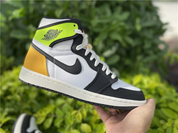 Air Jordan 1 High OG Volt Gold black swoosh