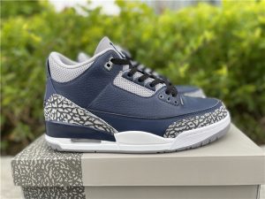 Air Jordan 3 Georgetown Midnight Navy