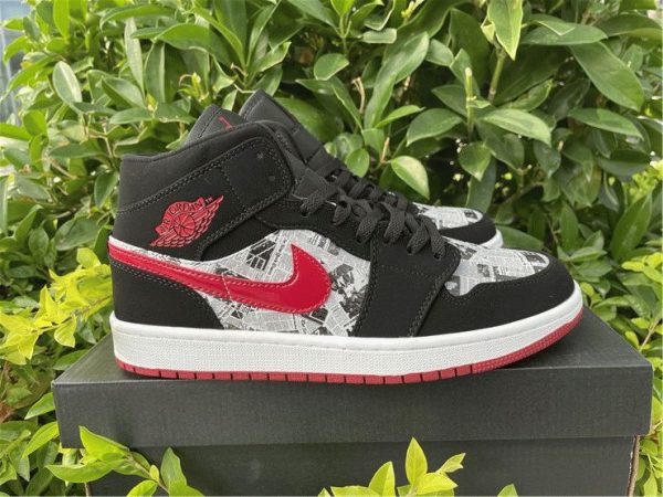 Nike Air Jordan 1 Mid Newspaper Air Times