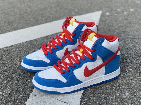 Nike Dunk High SB Doraemon photo blue