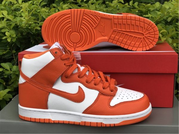 Nike Dunk High Syracuse Team Orange shoes