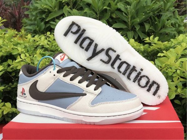 Nike Dunk Low Travis Scott x Playstation look