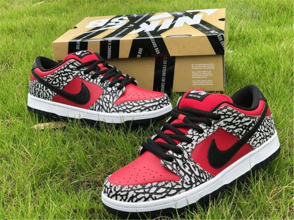 Nike Dunk SB Low Supreme Red Cement for sale