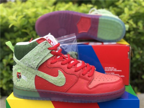 Nike SB Dunk High Strawberry Cough sneaker