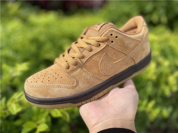 Nike SB Dunk Low Wheat Mocha on hand