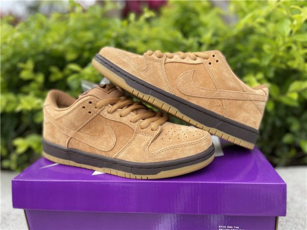 Nike SB Dunk Low Wheat Mocha on sale