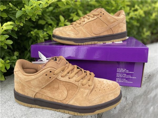 Nike SB Dunk Low Wheat Mocha shoes