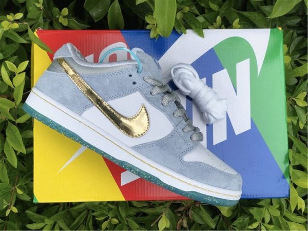 Sean Cliver x Nike Dunk Low SB Gold