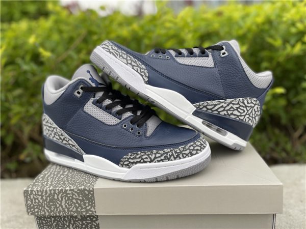 new Air Jordan 3 Georgetown Midnight Navy