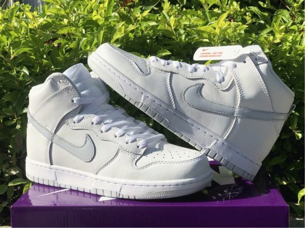 new Nike Dunk High White Pure Platinum 2020