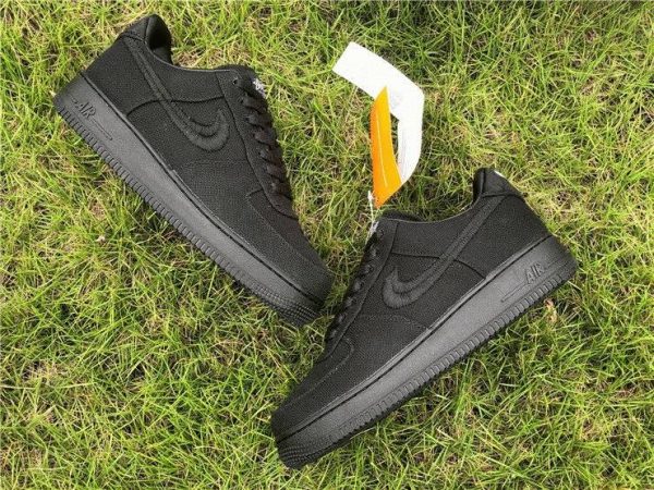 shop Stussy x Nike Air Force 1 Lows Triple-Black