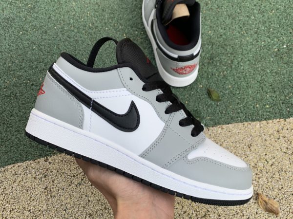 Air Jordan 1 Low GS Light Smoke Grey sale