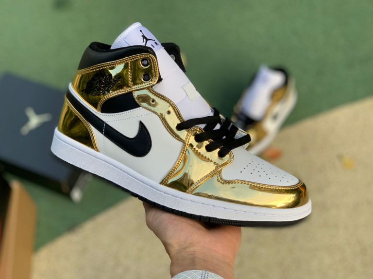 Air Jordan 1 Mid Se Metallic Gold Dc1419 700 Sneaker